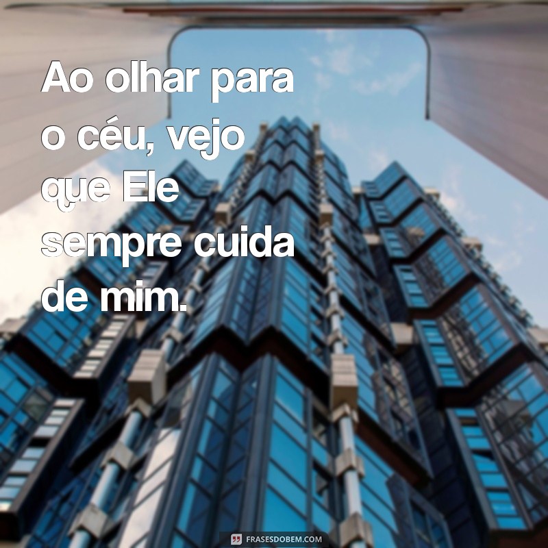 Letra de Deus Cuida de Mim: Reflexões e Mensagens Inspiradoras 