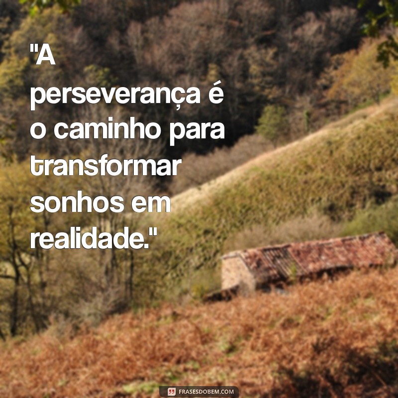 perseverança frases 