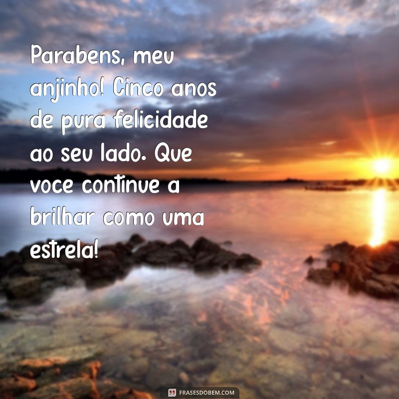 Mensagens Emocionantes para o Aniversário de 5 Anos do Seu Filho 