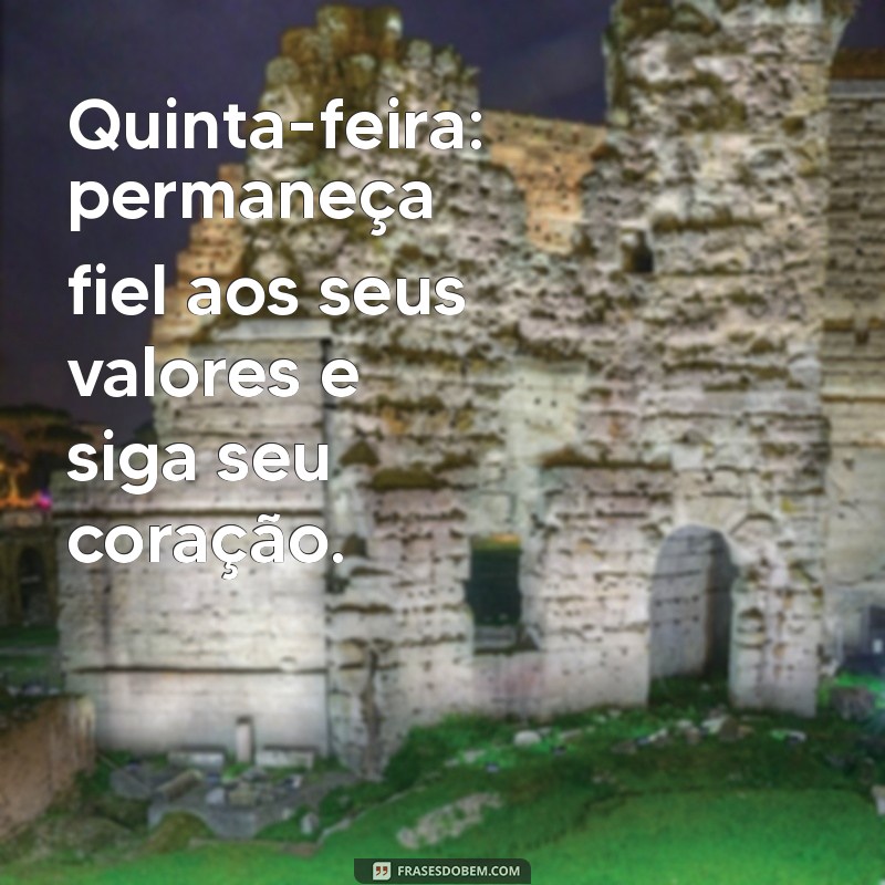 Mensagem Inspiradora de Bom Dia para Quintas-Feiras 