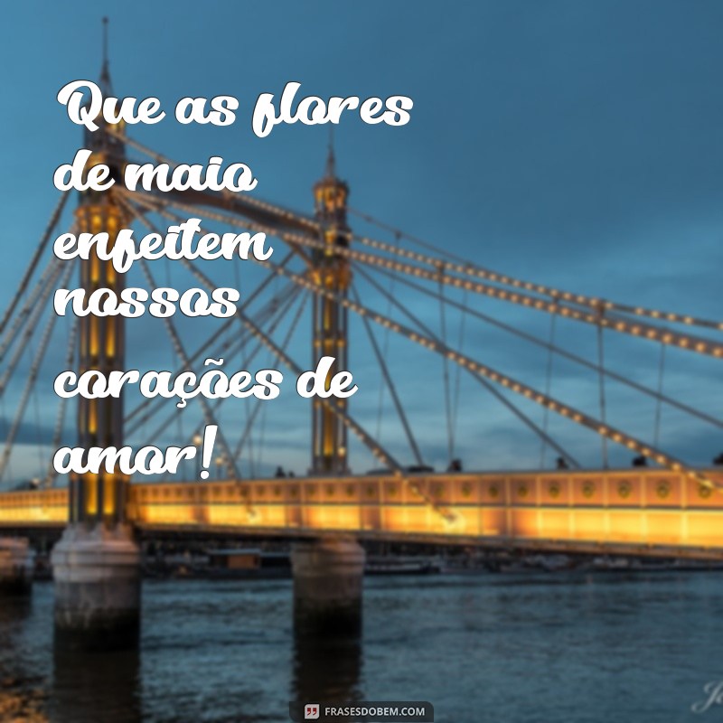 Frases Inspiradoras para Celebrar a Chegada de Maio 