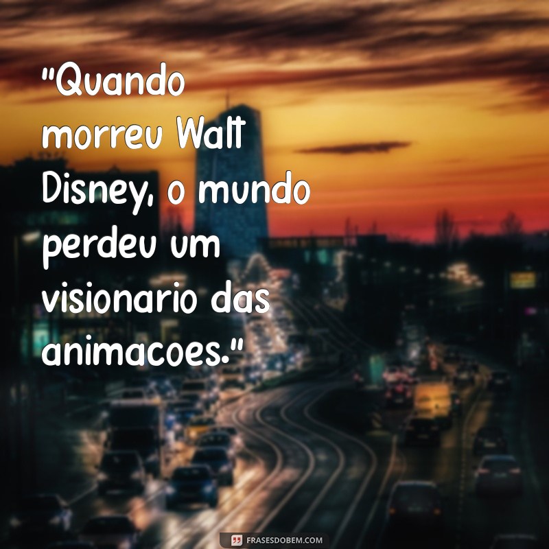 quando morreu walt disney 