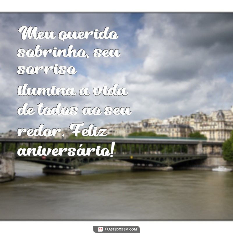 Mensagens Emocionantes de Aniversário para Sobrinho: Celebre com Amor e Carinho 