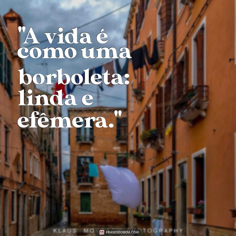 frases de borboletas para fotos 