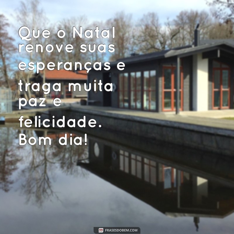 Descubra as melhores frases para desejar um bom dia e feliz Natal! 