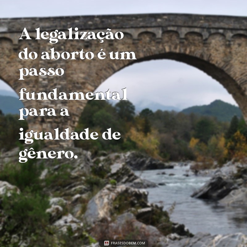 Reflexões Profundas: Frases Impactantes sobre Aborto e Direitos Reprodutivos 