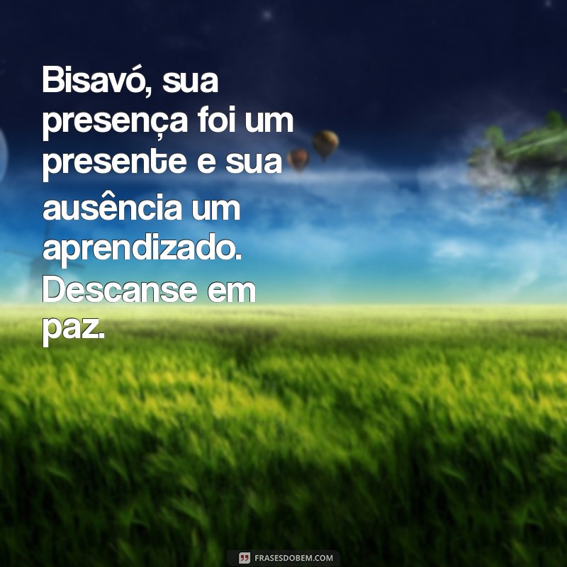 Como Honrar a Memória da Sua Bisavó: Mensagens de Luto e Homenagens Emocionantes 