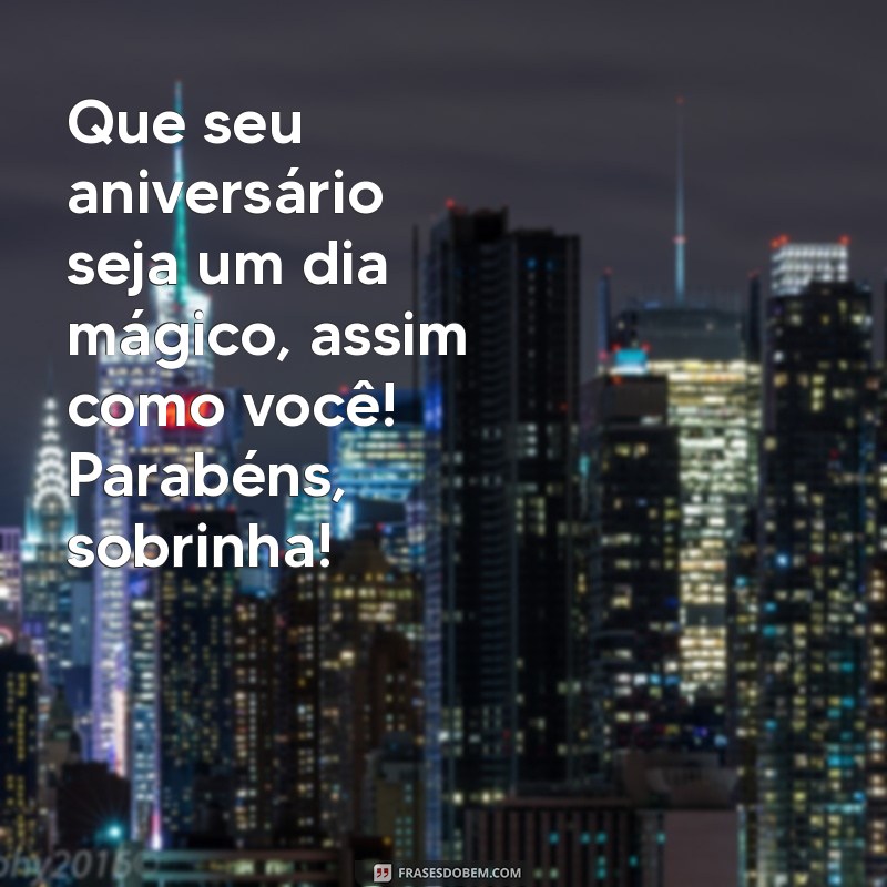 Frases Emocionantes de Aniversário para Sobrinha: Celebre com Amor! 