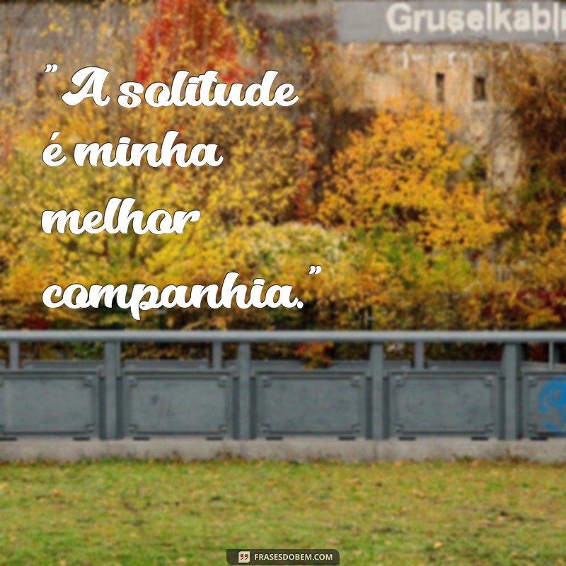 frases para status sozinha 