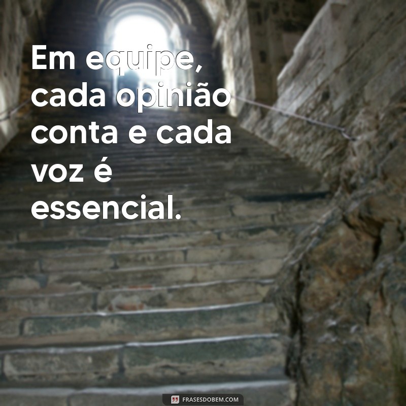 Frases Inspiradoras sobre Trabalho em Equipe: Fortaleça sua Colaboração 