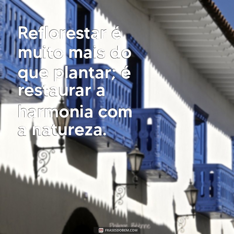 Frases Inspiradoras sobre Reflorestamento: Preserve o Verde e Transforme o Mundo 