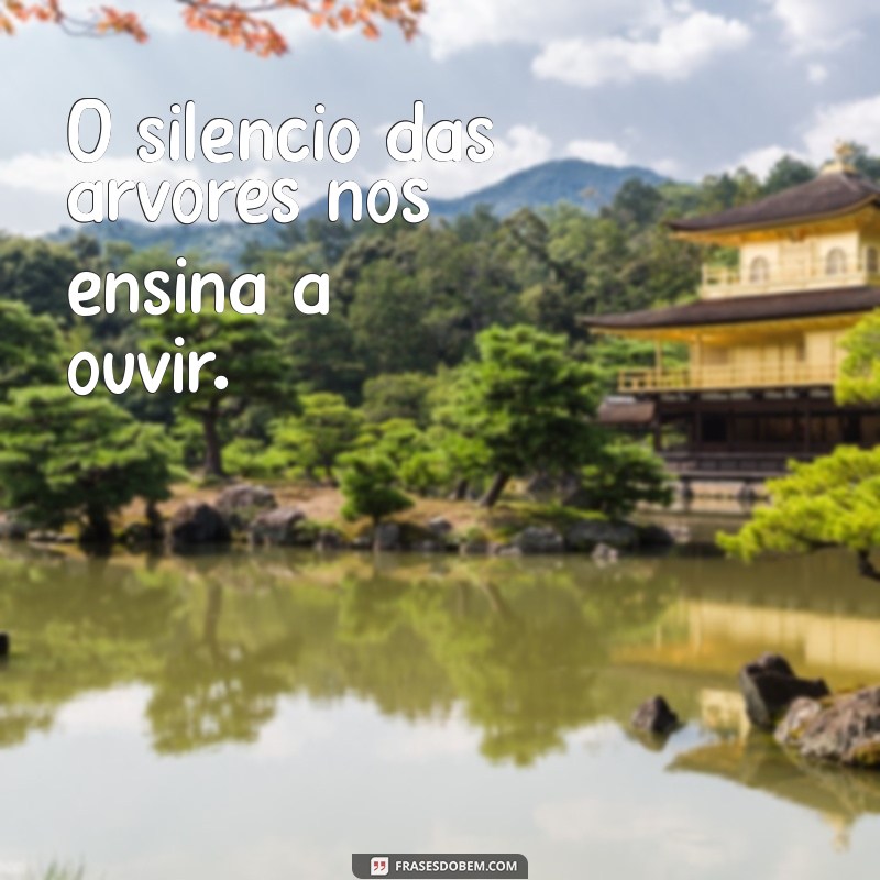 Frases Curtas Inspiradoras sobre Árvores: Conexão com a Natureza 