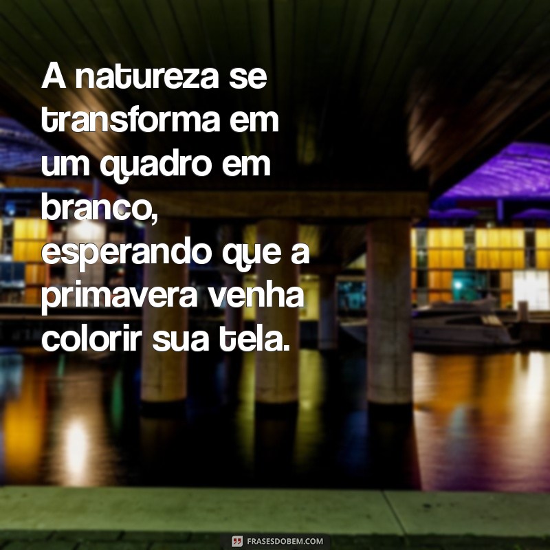 20 Frases Inspiradoras sobre o Inverno para Aquecer seu Coração 