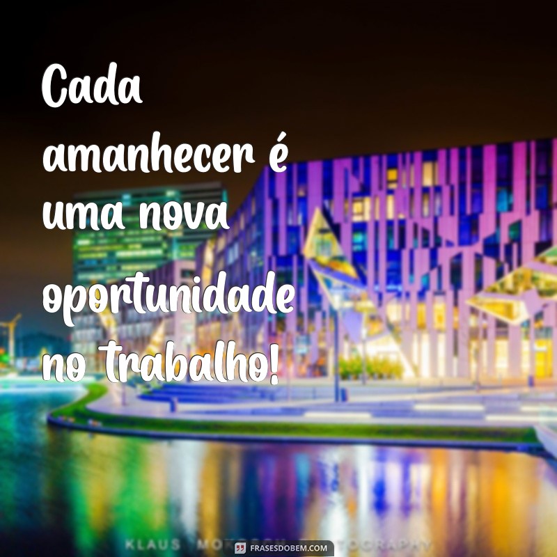 Motivação para o Trabalho: Como Encarar Mais um Dia com Energia 