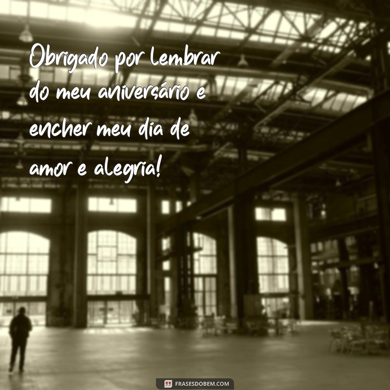 Frases Inspiradoras de Agradecimento por Lembrar do Meu Aniversário 