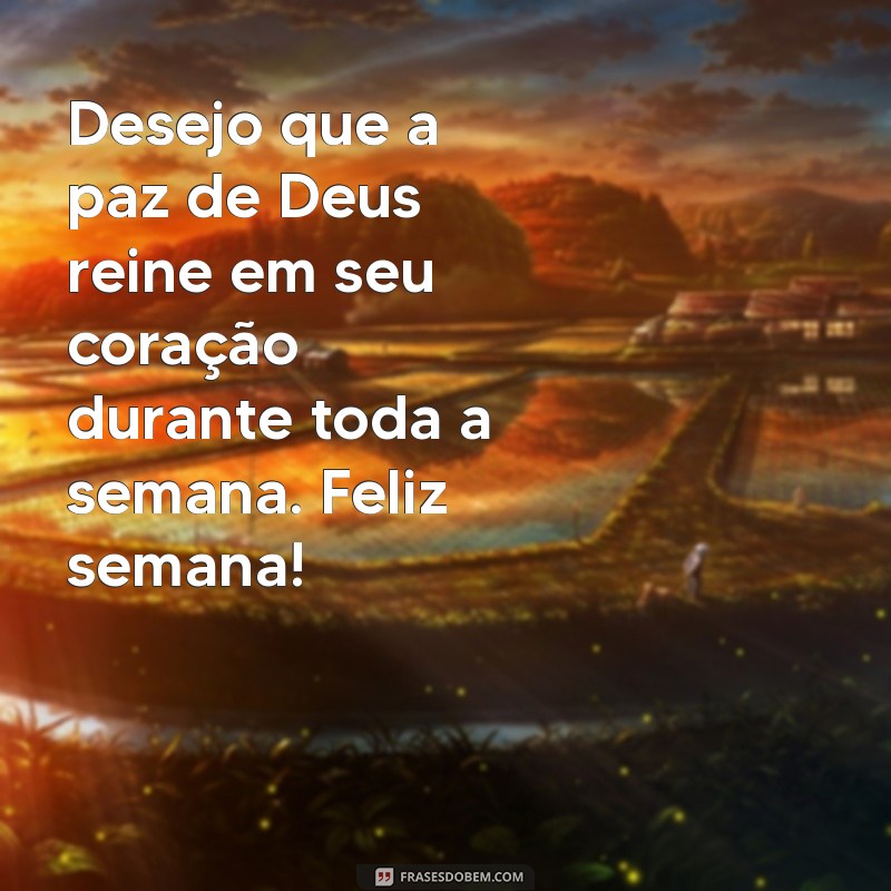 Mensagem Inspiradora de Feliz Semana para a Comunidade IASD 