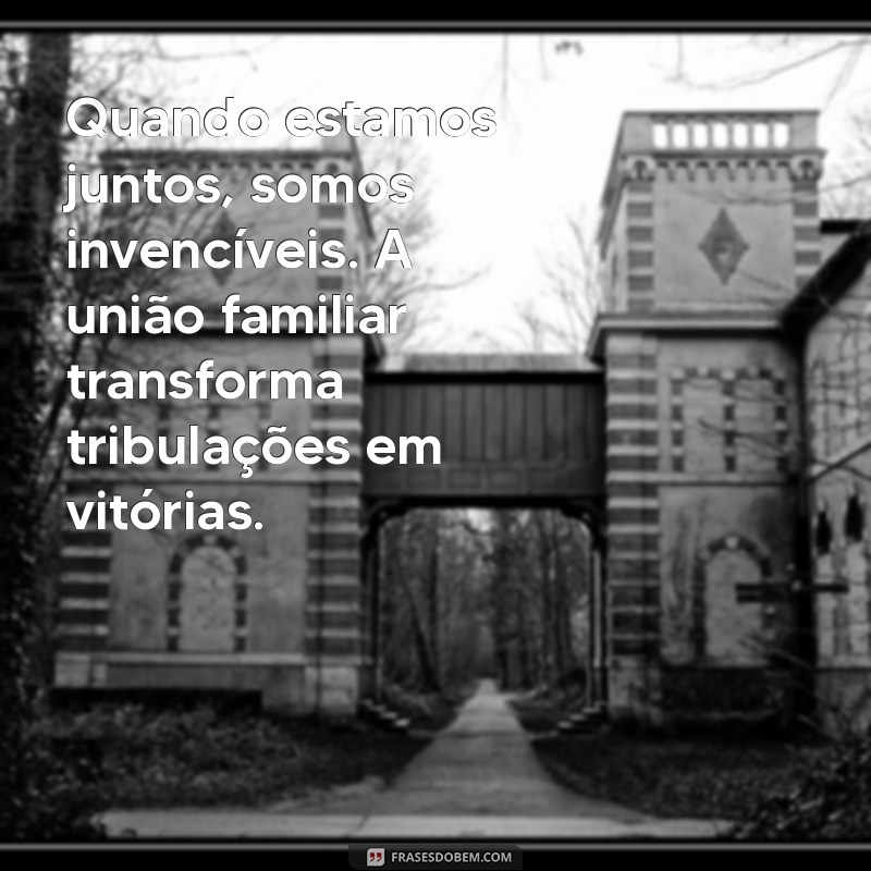 Frases Inspiradoras para Celebrar a União Familiar 