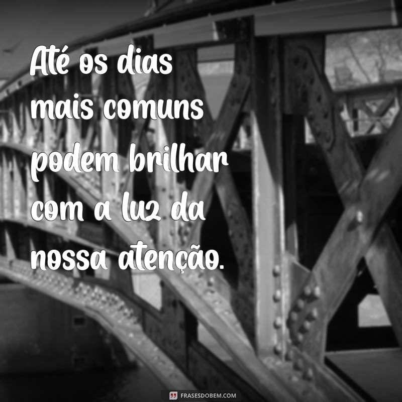 Transforme o Comum em Extraordinário: Frases Inspiradoras para Viver o Dia a Dia 