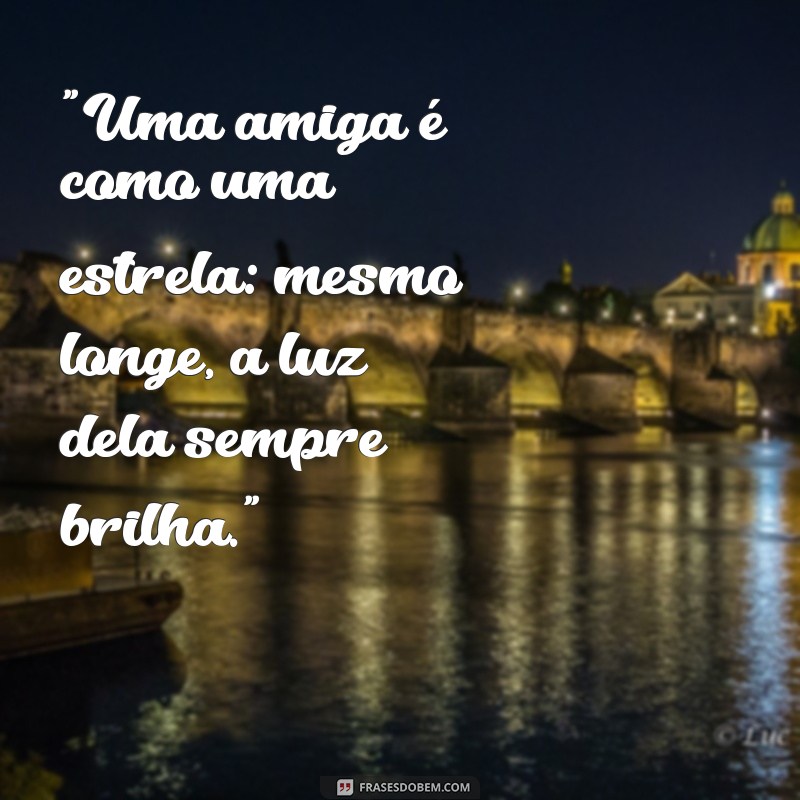 frases com amiga foto 