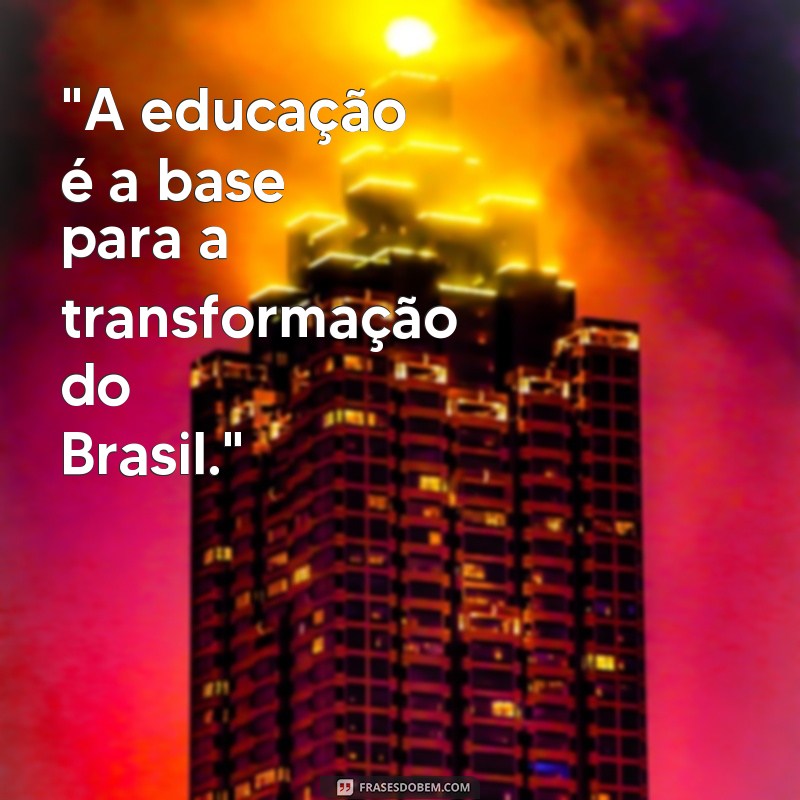 frases de bolsonaro sobre educação 