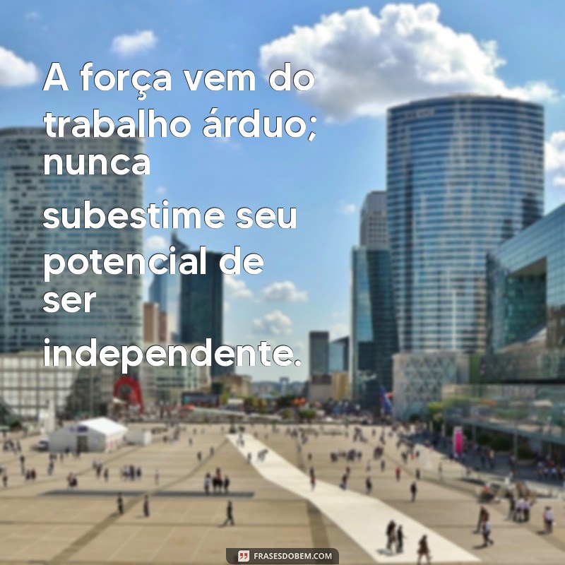 Trabalhe Duro e Conquiste Sua Independência Financeira 