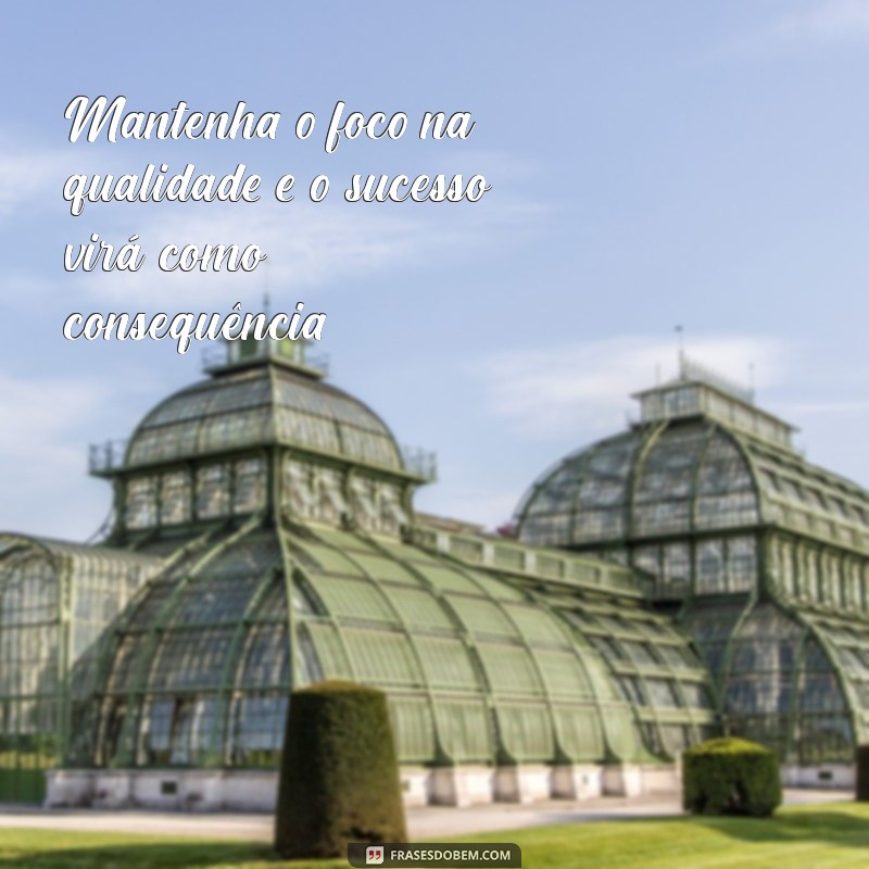 Frases Inspiradoras sobre Qualidade no Trabalho para Motivação Profissional 