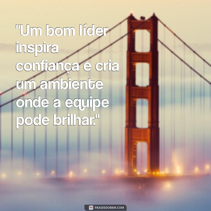 frases de lider de equipe 