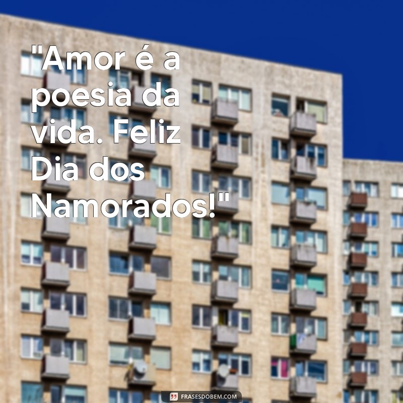 dia dos namorados mensagem curta 