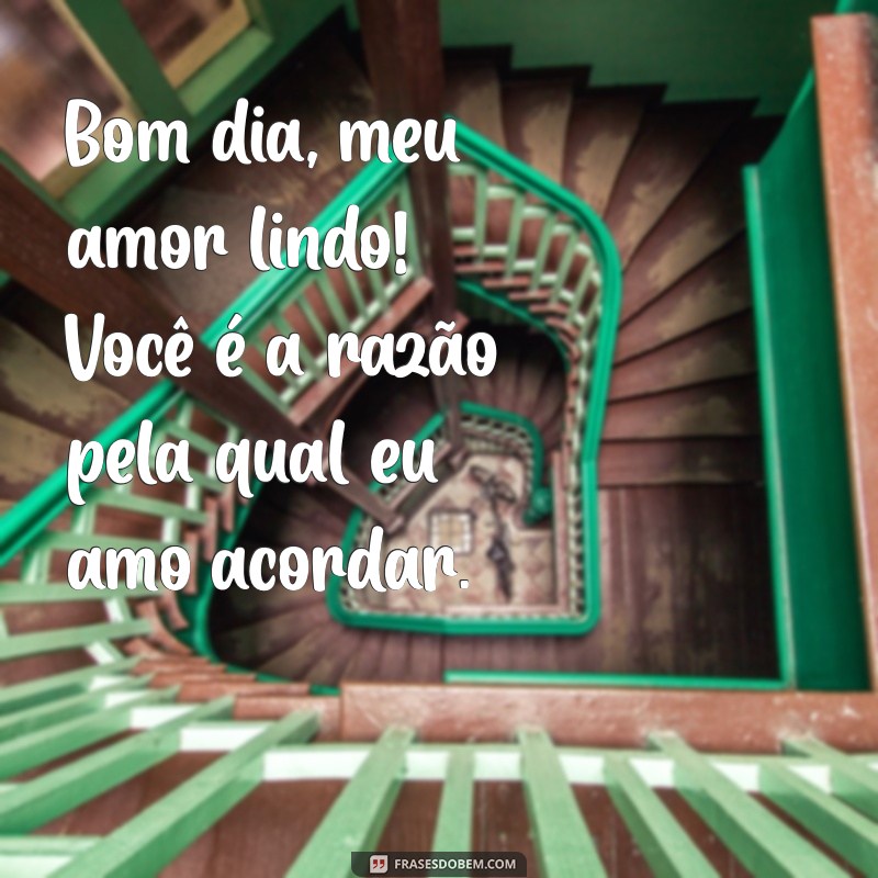 Bom Dia Meu Amor Lindo: Frases Românticas para Começar o Dia com Carinho 