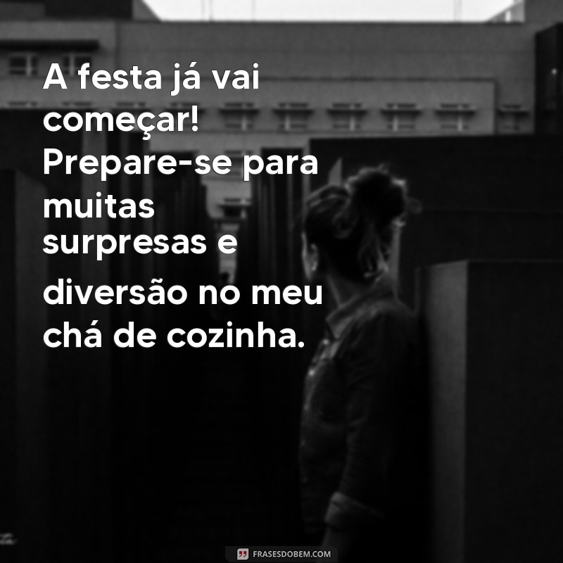 Encante seus convidados com as melhores frases para convite de chá de cozinha 