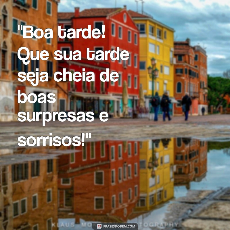 cartão de boa tarde 