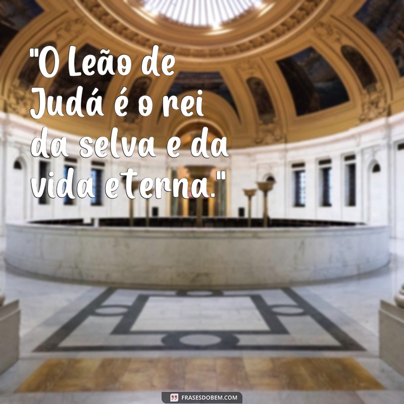 frases leao de juda 