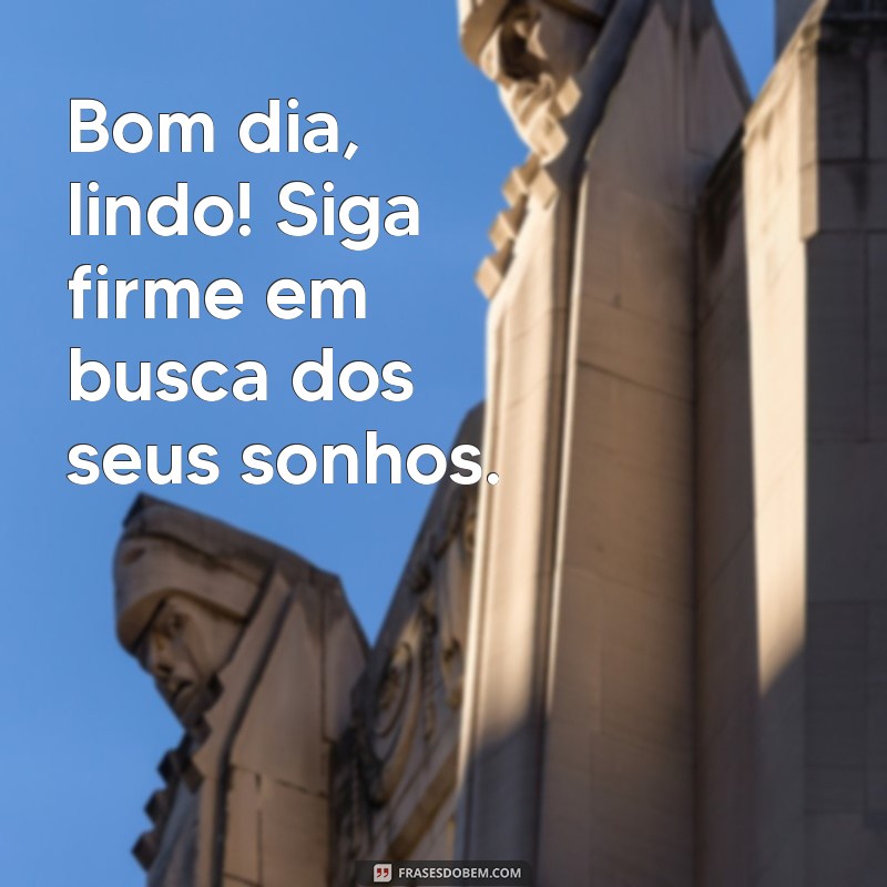 Bom Dia Lindo: Frases Inspiradoras para Começar o Dia com Alegria 