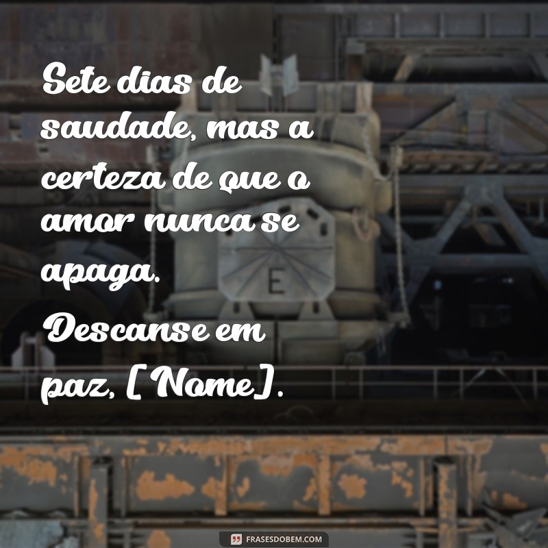 Mensagens de Santinho para Missa de Sétimo Dia: Homenagens e Conforto 