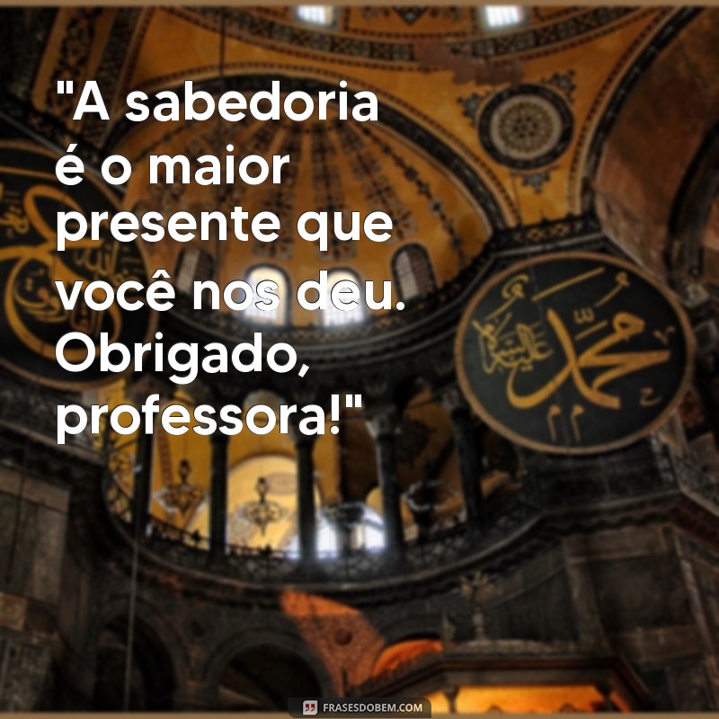 frases pra professora 