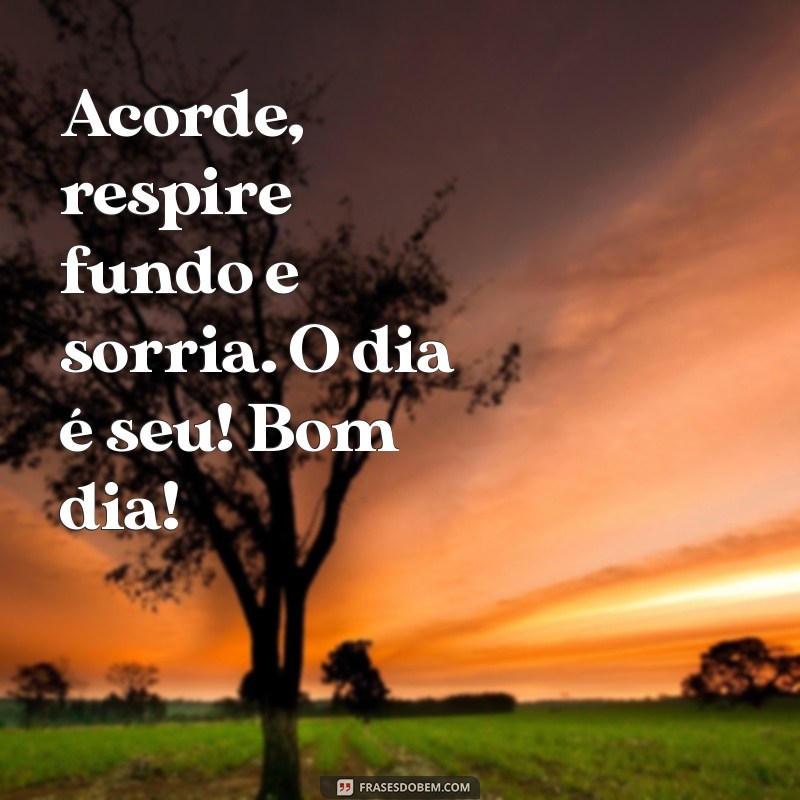 Mensagens Inspiradoras de Bom Dia para Começar o Seu Dia com Positividade 