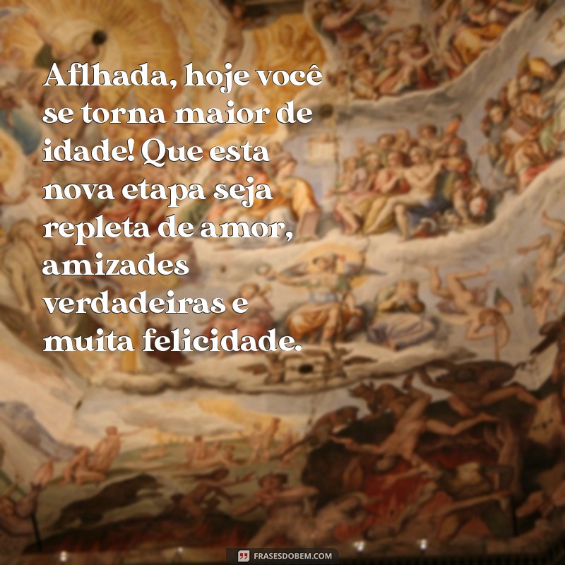 Mensagens Criativas de Aniversário para Sobrinha e Afilhada que Completam 18 Anos 