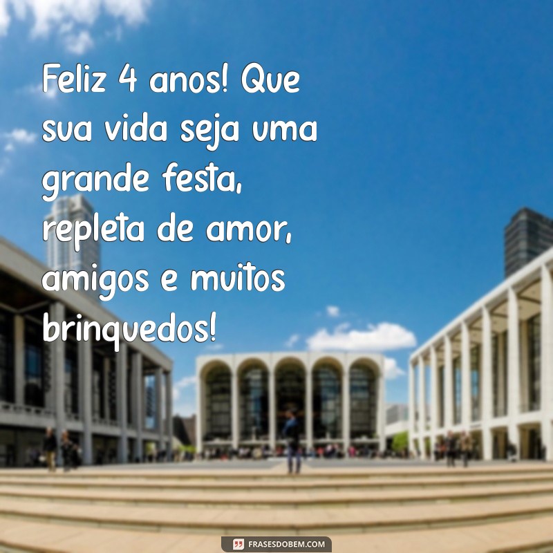 Mensagens Emocionantes de Aniversário para Celebrar os 4 Anos do Seu Neto 