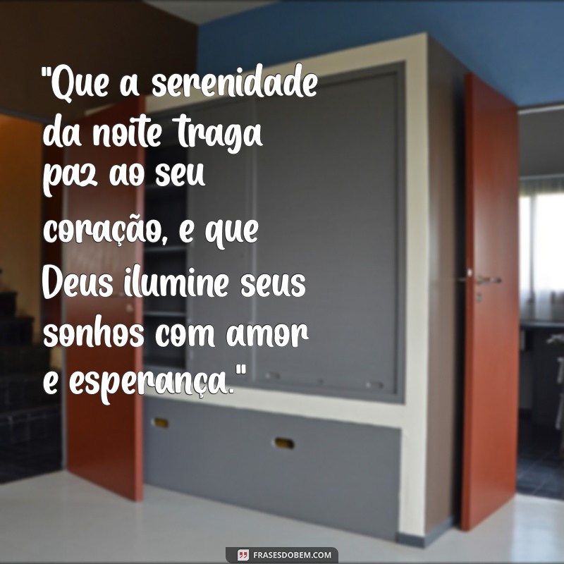 frases de boa noite reflexão de deus 