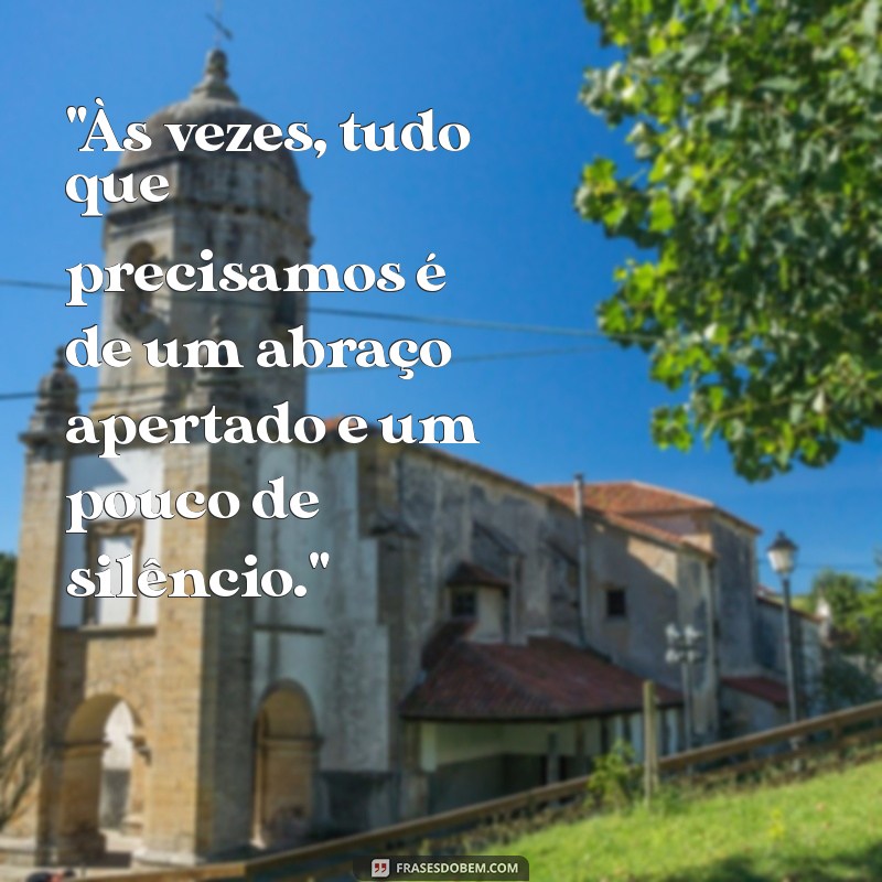 frases de aconchego 