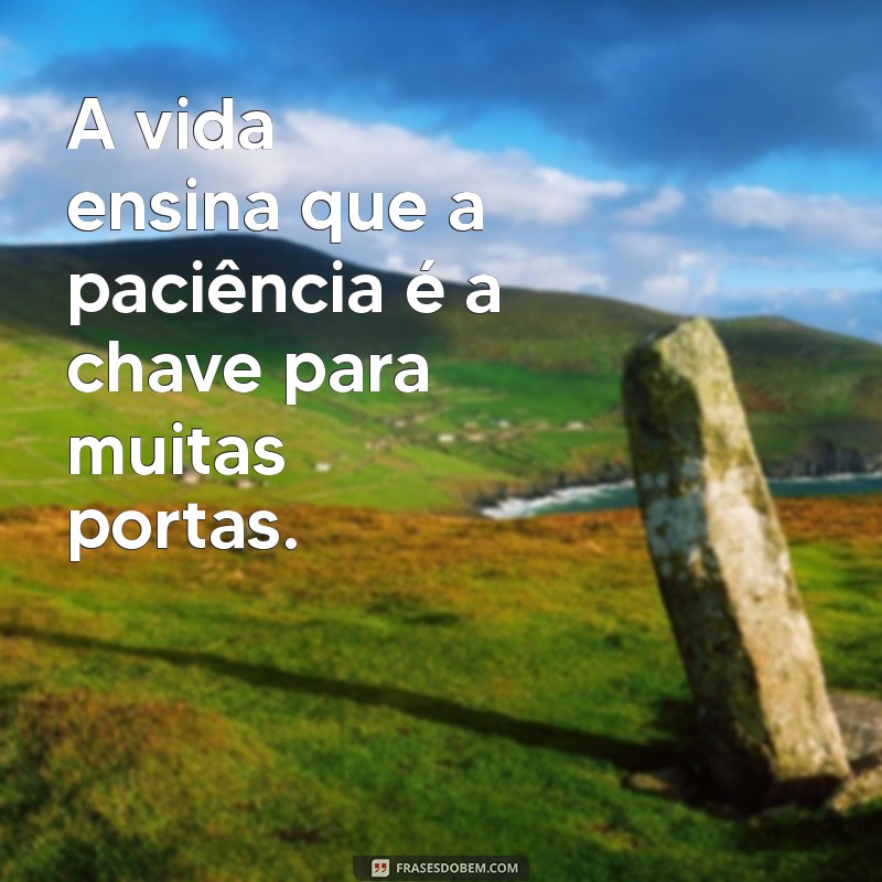 Frases Inspiradoras que a Vida Nos Ensina: Reflexões e Aprendizados 