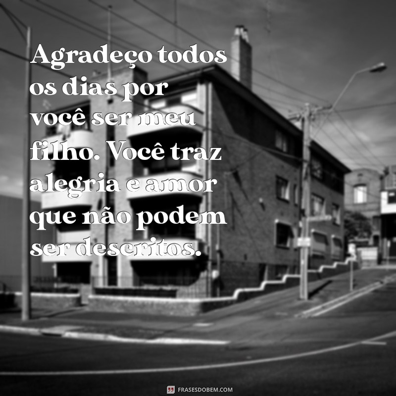 Mensagem Emocionante para o Filho Amado: Demonstre Seu Amor com Palavras 