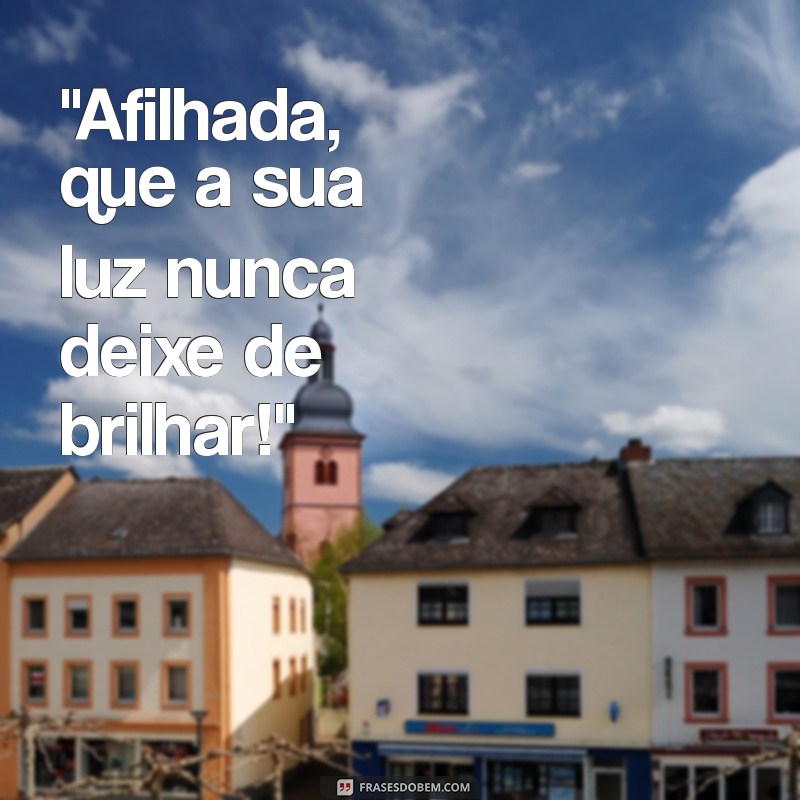 frases para afilhada 