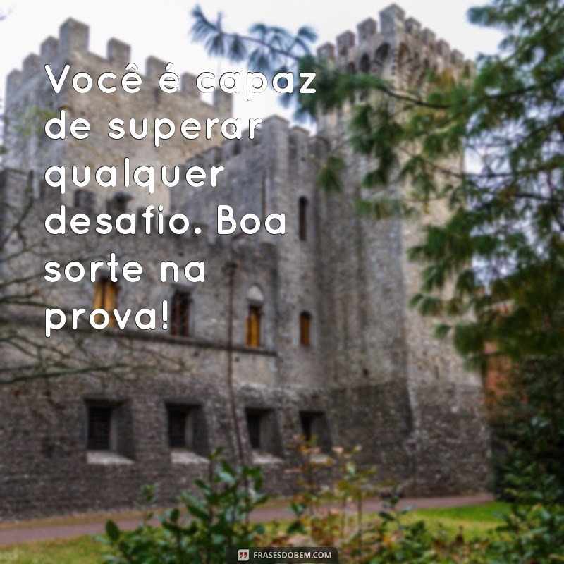 Frases Inspiradoras de Boa Sorte para Mandar Bem na Prova 