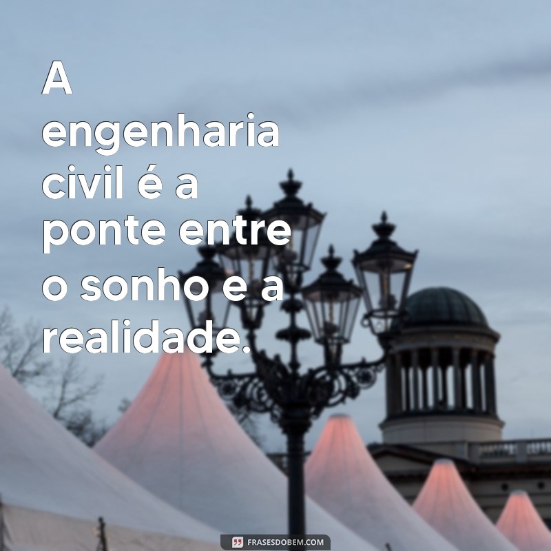 Frases Inspiradoras para Profissionais de Engenharia Civil: Motivação e Reflexão 