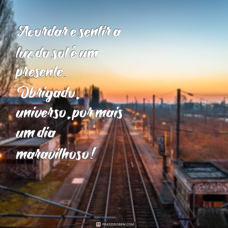 Frases Inspiradoras de Agradecimento para Começar o Dia com Positividade 