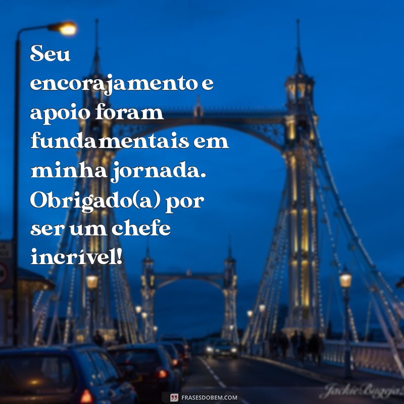 10 Mensagens de Agradecimento para seu Chefe: Mostre sua Gratidão de Forma Elegante 