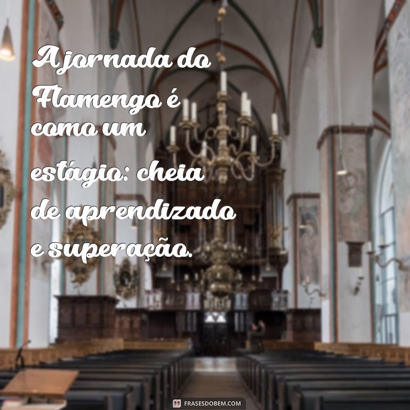estagio do flamengo A jornada do Flamengo é como um estágio: cheia de aprendizado e superação.