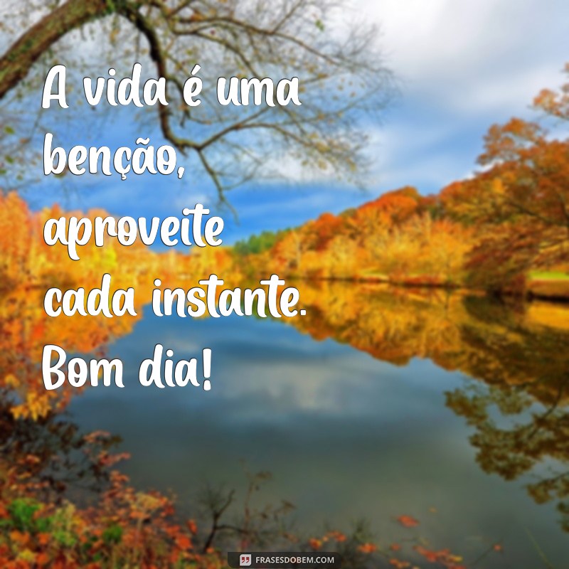 Figurinha de Bom Dia Abençoada: Inspire Positividade e Alegria Todos os Dias! 