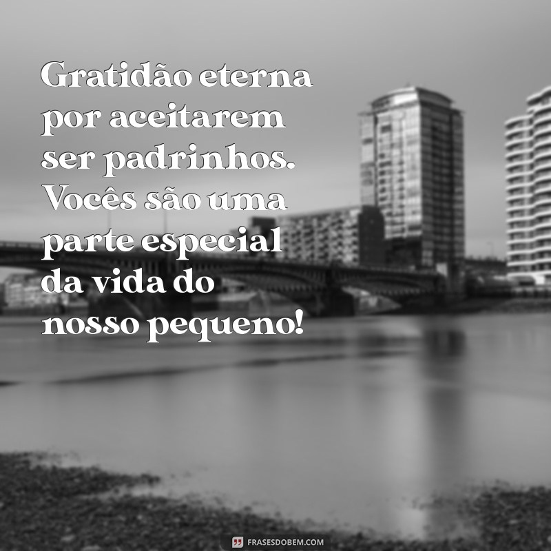 Mensagens Emocionantes de Agradecimento para Padrinhos: Como Valorizar Este Papel Especial 